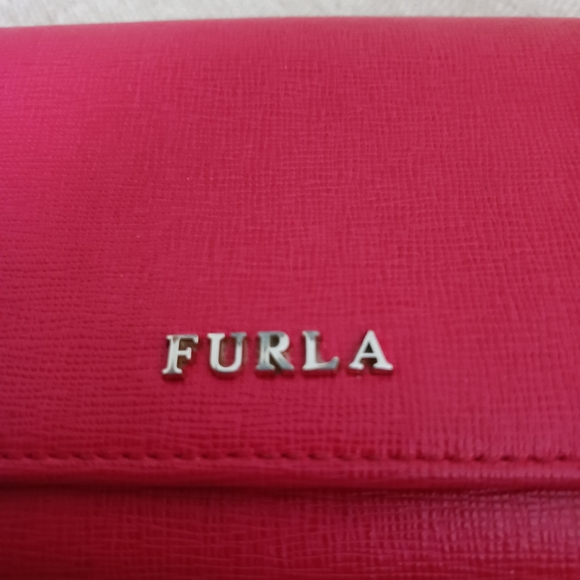 Furla pink saffiano leather wallet - Picture 8 of 12